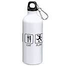 Купить Kruskis MD4049S101S097 Sleep Eat And Play Football 800ml Алюминиевая бутылка Бесцветный White 7ft.ru в интернет магазине Семь Футов
