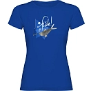 Купить Kruskis 11502241xxlk132 Футболка с коротким рукавом Fish Royal Blue 30x25x2 2XL 7ft.ru в интернет магазине Семь Футов