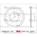 Звезда для мотоцикла ведомая B6831-48 RK Chains