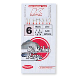 Kali 58462 Rig SQ Micro 8 Hooks Серый  Grey 0.20-0.28 mm / 16 