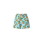 North sails 673746-C006-L плавательные шорты Allover Volley White Blue Stripes / Orange Fruits L