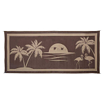 Stylish camping 672-TO8187 ковер Tropical Oasis  Brown / Beige 2.43 x 5.48 m