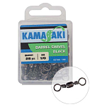 Kamasaki 82166200 Вертлюги для ствола 20 единицы Black 2/0