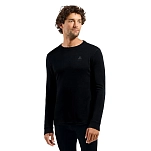 Odlo 112042-15000-xxl Базовый слой с длинным рукавом Merino 260 Black 30x25x2 2XL