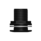 Купить Кингстон TruDesign Domed 90428 2" BSP Ø49мм из чёрного нейлона армированного стекловолокном 7ft.ru в интернет магазине Семь Футов