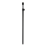 Carp expert 72151395 Телескопическая карбоновая стойка с алюминиевым покрытием Бесцветный 60-95 cm