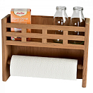 ARC 518 Диспенсер для кухонных рулетов из тикового дерева и подставка для специй