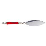 Savage gear 72286 Screwin Spin Teaser Серебристый  Silver / Red S 
