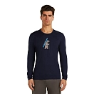 Купить Icebreaker 0a57gk401/s Базовый слой с длинным рукавом Merino 200 Oasis Crewe Bear Tour Midnight Navy 30x25x2 7ft.ru в интернет магазине Семь Футов