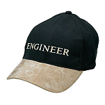 Яхтенная универсальная кепка "Engineer" Nauticalia 6328 черная из хлопка