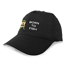 Купить Kruskis GO70199002K150 Кепка Born To Fish Черный  Black 7ft.ru в интернет магазине Семь Футов