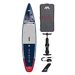 Aqua marina bt-23hy02 Надувной комплект для падлбординга Hyper 12´6´´ Navy 44x26x95 381 cm
