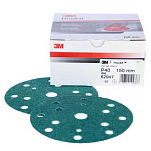 3M 448162 Hookit 245 P60 15T Шлифовальный диск 50 единицы Grey 150 mm