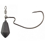 Scratch tackle SRTCD10N30 Combi Drop Техасский Крюк 10g Черный Grey 3/0 