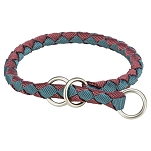 Trixie 143831 ошейник для собак Cavo Красный Sangria / Petrol Blue M