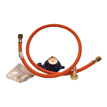 Eno KRM100DE50 50mbar Набор регуляторов шланга Orange / Bronze