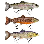 Savage gear 1636603 Мягкий приманка 3D Line Thru Trout 303g 300 mm Clear Rainbow Trout 15x25x49