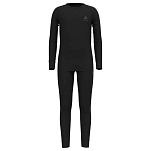 Odlo 112029-15000-128 Базовый слой с длинным рукавом Set Merino 200 Black 30x25x2 7-8 Years