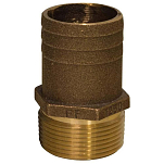 Groco 34-FF1000 Full Flow Pipe To Hose Адаптер Золотистый 1´´ x -1/4´´ 