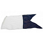 Adria bandiere 5252104 Код O R Флаг международного кода ответа White / Blue 25 x 56 cm