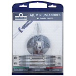 Tecnoseal 2640023 Yamaha 200-300HP Алюминиевый анод Бесцветный Silver