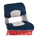 Кресло складное мягкое SKIPPER, цвет серый/синий (упаковка из 12 шт.) Springfield 1061019_pkg_12