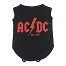 Купить Cerda group 2800000571-BLACK-XS ACDC Футболка с собакой Черный Black XS 7ft.ru в интернет магазине Семь Футов