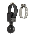 Ram mounts RAM-108BU Хомут для шланга с основанием Black