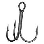 Gamakatsu 146667-01000-00000-00 13 Тройной Крючок Серый  Black 10 