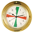Купить Часы-иллюминатор кварцевые секторные Barigo Columbus 1650MSFS 220x70мм Ø150мм из полированной латуни 7ft.ru в интернет магазине Семь Футов