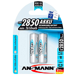 Ansmann 5035202 2850 Mignon AA 2650mAh 1x2 Перезаряжаемый 2850 Mignon AA 2650mAh Аккумуляторы Серебристый Silver