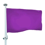 Plastimo 71184 Флаг зоны для купания Purple 25x17x5
