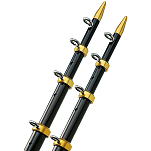 Taco metals 236-OT0541BKA15HD Tele-Outrigger 236-OT0541BKA15HD Черный Black / Gold 11.58 m 