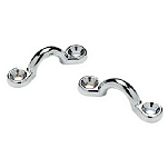 Seachoice 50-28831 Зажим для ремешка для глаз Серебристый Chrome Plated Zinc 48 x 10 mm 