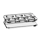 Купить Marine business 16600 поднос Waves S  Clear 19 x 29 x 4.5 cm 7ft.ru в интернет магазине Семь Футов