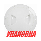 Лючок палубный 113 мм белый (упаковка из 60 шт.) AAA 13560-WH_pkg_60