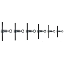 Купить Expert predator 18841 Вертлюг Cross Line Серебристый Black 1.40 mm 7ft.ru в интернет магазине Семь Футов