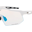Спортивные очки GOG Loki / Matt White-Black / Photochromic White-Blue Lens, e606-3c