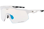 Спортивные очки GOG Loki / Matt White-Black / Photochromic White-Blue Lens, e606-3c