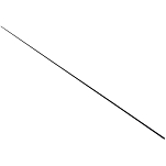 Kamasaki 80126165 Tubullar 1.2 m 6.5-2.0 mm Наконечник колчана из стекловолокна Black