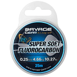 Savage gear 74482 Super Soft Egi Фторуглерод 25 m Фиолетовый Light Pink 0.290 mm 