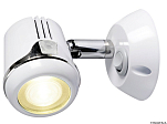 Точечный LED светильник 12/24В 1.32Вт белый корпус из АБС-пластика с выключателем, Osculati 13.896.01