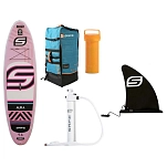 Safe waterman hc100.026 Надувной комплект для падлбординга Aura 9´6´´ Pink 132x56x35 289.6 cm