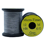 Uni products ZMT612GR-UNIT линия Micro Tinsel 1X 10.9 m  Gray 6/0