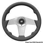ULTRAFLEX Pianosa wheel black 350mm chrom. spokes