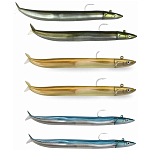 Fiiish CSE528 Crazy Sand Eel Двойная комбинированная морская мягкая приманка 120 Mm 15g Многоцветный Khaki