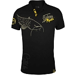 Hotspot design 10200405-unit Поло с короткими рукавами Fishing Mania CatFish Black 20x35x1 2XL