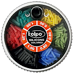 Kolpo 0762001 Mix Круглая силиконовая трубка Multicolour 0.60-0.80-1-1.2-1.5 mm