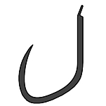 Gamakatsu 185240-01600-00000-00 Pro-C King Pro Eyed A1 Ptfe Зубчатый Крюк Black 16