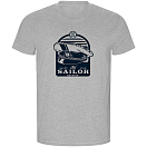 Купить Kruskis CA66900258C052 Футболка с коротким рукавом Sailor ECO Серый Heather Grey M 7ft.ru в интернет магазине Семь Футов